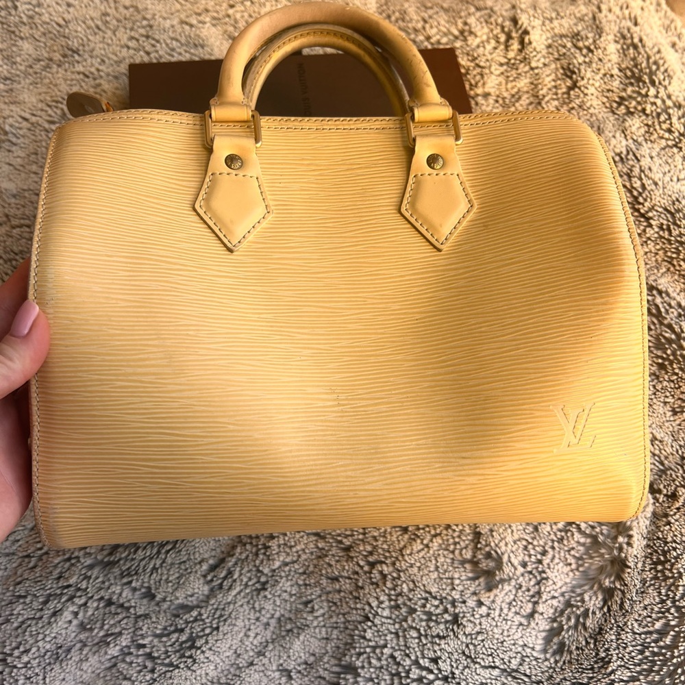 Louis Vuitton Yellow Satchel